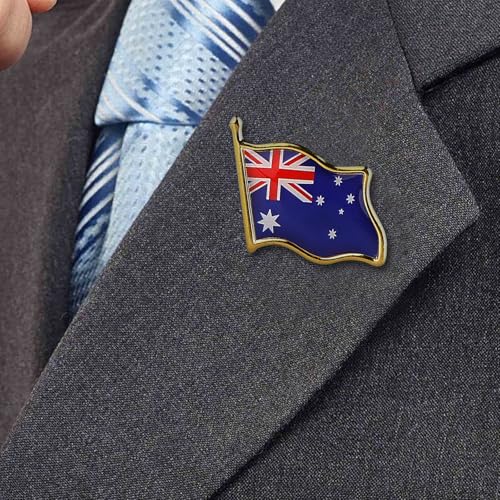 Image of Country Flag Brooch Metal Alloy Souvenir Pin Shirt Hat Backpack Jewelry Accessories Decoration Party Christmas Gift Badge International Travel Pin