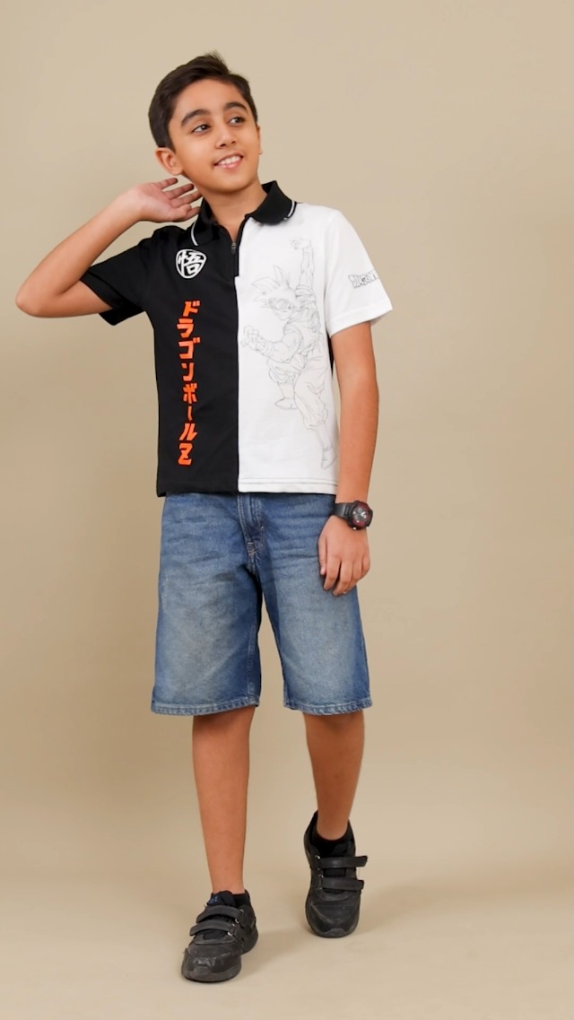 Buy Kidsville Official Dragon Ball Z Goku Boys Half Sleeves Hd