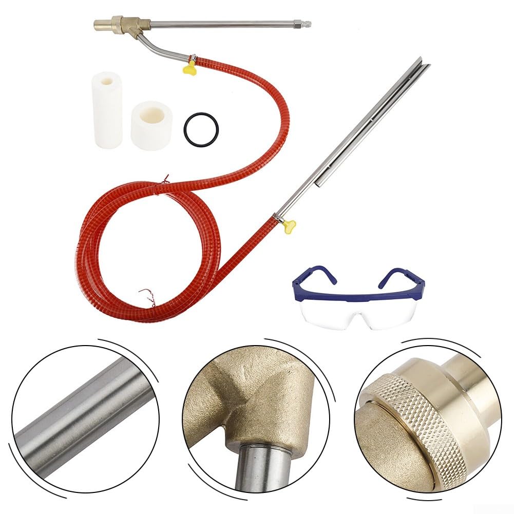 DAZZLEEX per Lancia di lavaggio auto Ugello Acqua di Potenza Sabbia Blaster Sabbiatura Kit 1/4 Connettore Rapido Per Idropulitrice