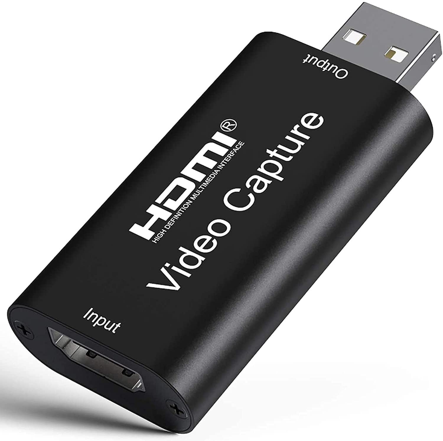 Audio Video Capture Cards - HDMI to USB 2.0 - High Definition 4K 30fps - Record Directly to Computer for Gaming, Streaming, Teaching, Video Conference or Live Broadcasting-image-1
