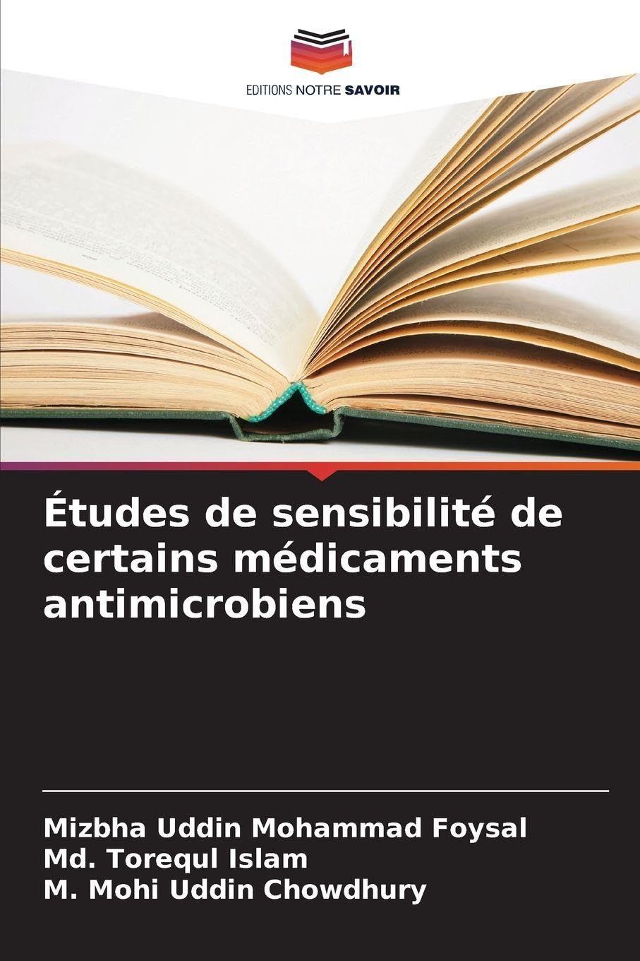 Études de sensibilité de certains médicaments antimicrobiens