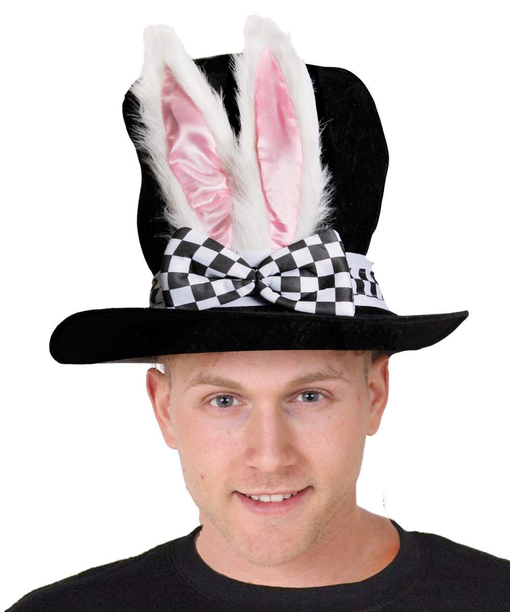 Buy CHILDRENS & ADULTS DELUXE WONDERLAND RABBIT HAT WITH LARGE EARS AND