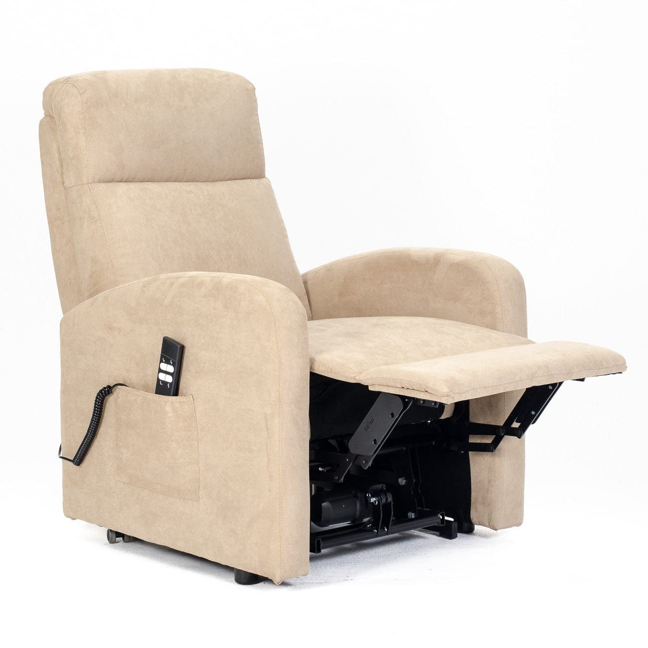 POLTRONE ITALIA Chanel 2 Moteurs Fauteuil releveur inclinable Dispositif Médical 2 Roues siège à Micro-Ressorts Doux fauteuils électriques fauteuils de Relaxation Camel