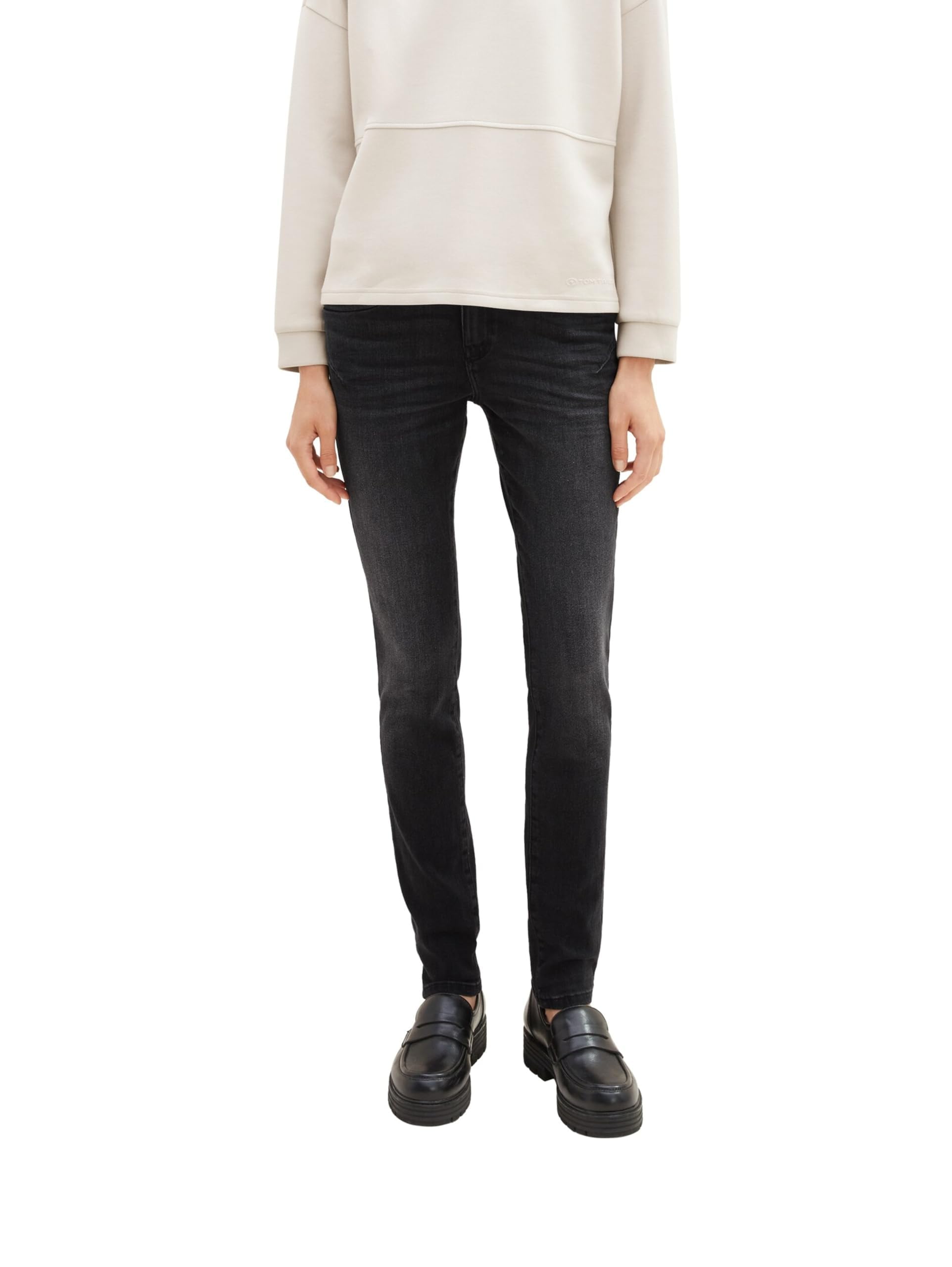 TOM TAILOR Damen Tapered Relaxed Jeans