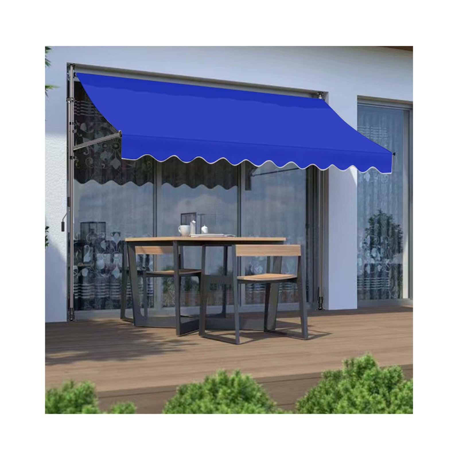 Toldo retráctil plegable aluminio 3m para ventanas puertas y balcones