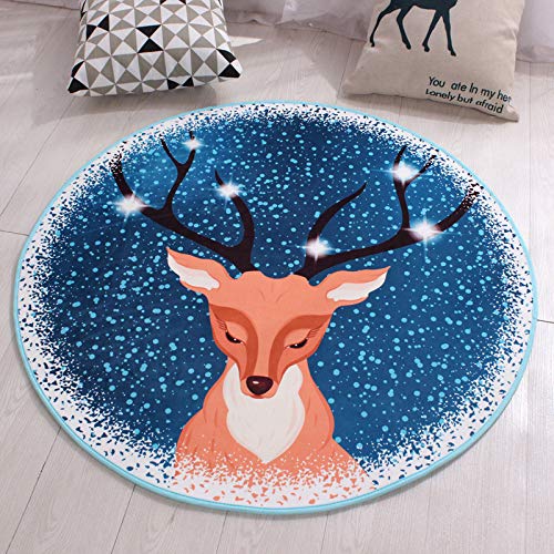 Tapis rond de protection imperméable MU pour chaise d'ordinateur