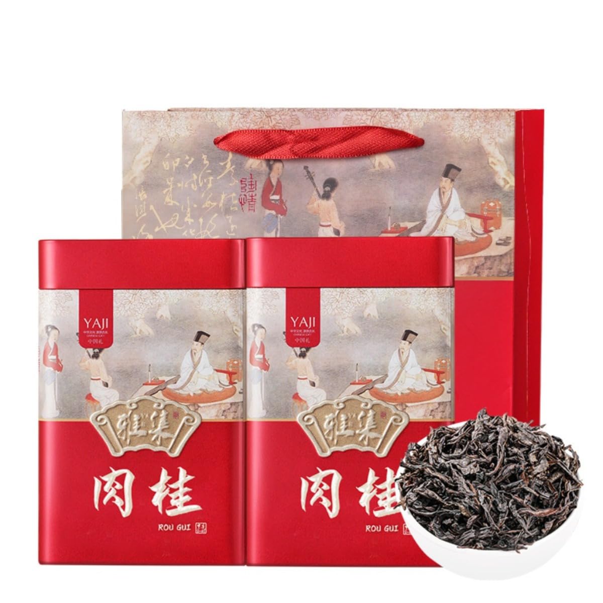 Tè Oolong Cannella Premium 250g * 2/17,64oz | Tè Oolong, Tè in Foglie Sciolte, Aroma Fruttato | Tè Nero Gourmet Regalo