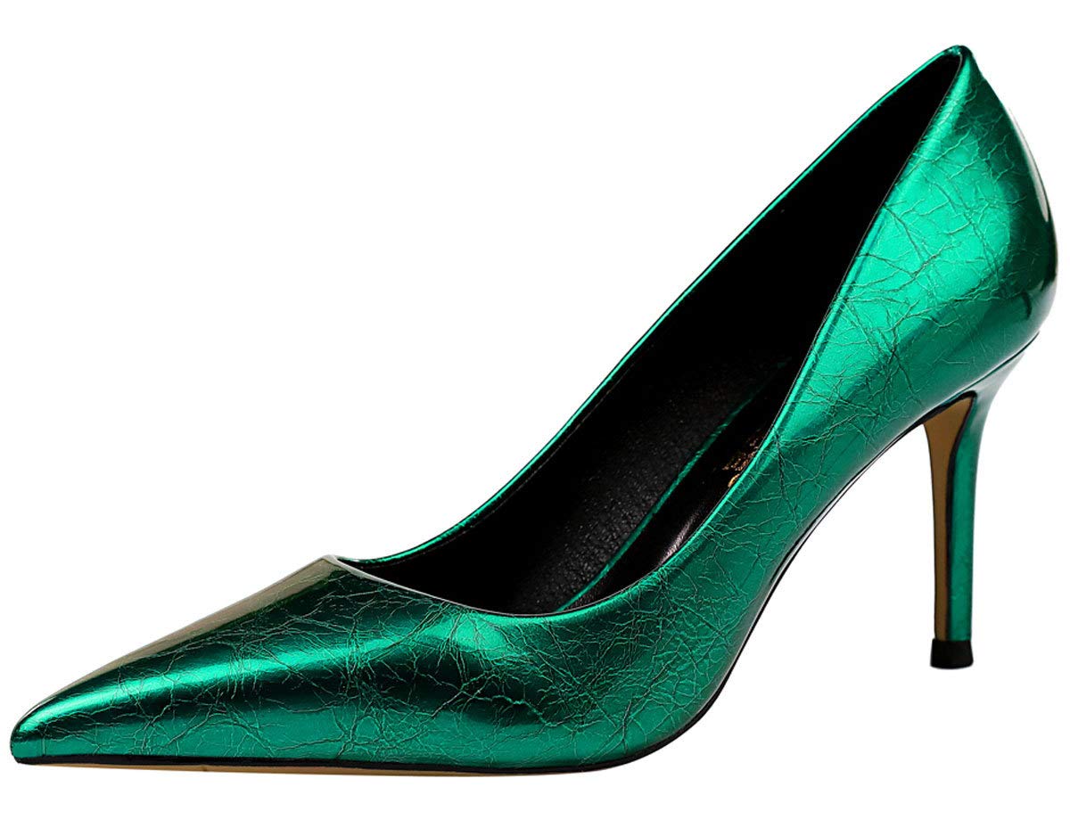 SAILING LUPointed Toe Shoes for Women High Heels Comfort Work Pumps Ladies High-Heeled Dress Shoes for Wedding Party