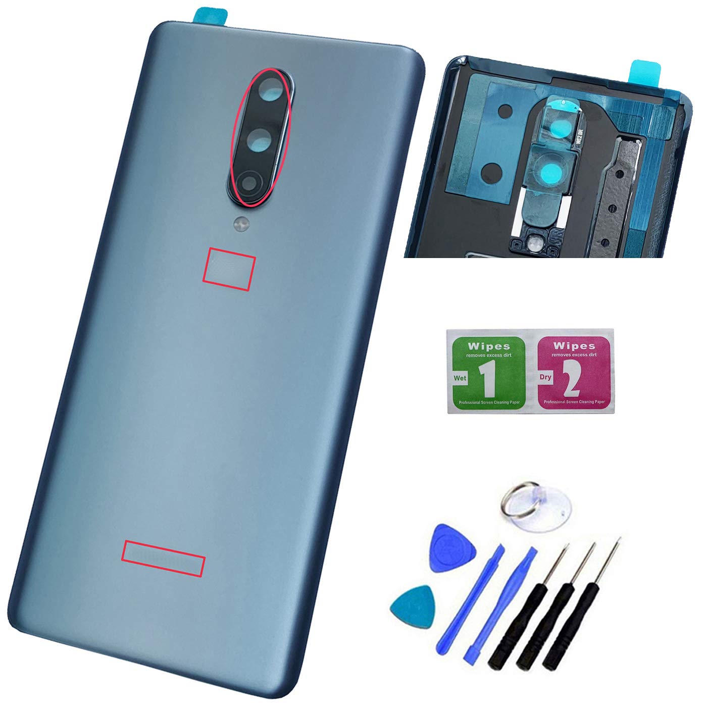 Ubrokeifixit For Oneplus Rear Panel Back Glass Door Cover