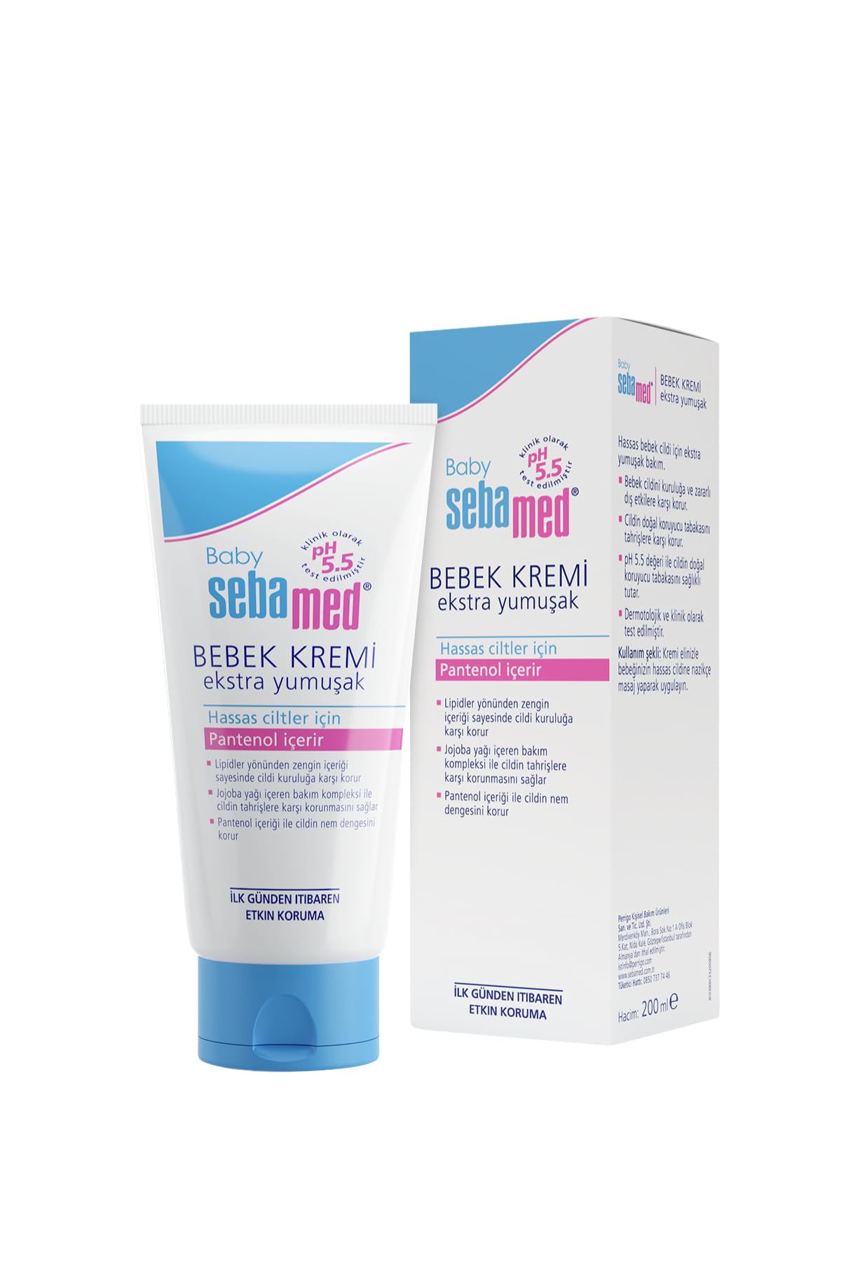 SEBAMEDExtra Soft Baby Cream 6.8Fl Oz (200ml) For Delicate Skin With The pH Value of 5.5 Baby Sebamed is Clinically Proven,Free From Nitro-Mochus Compounds, Formaldehyde, Nitrosamines, Dioxan