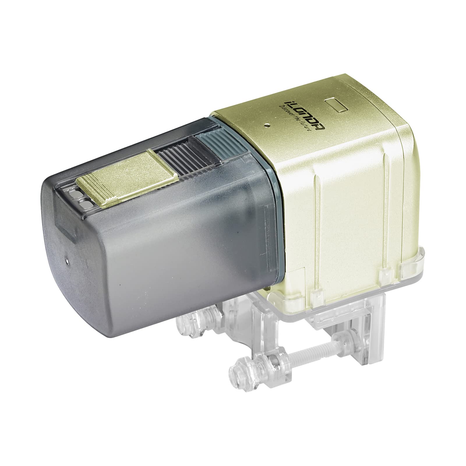 Lychee WiFi Controlled Aquarium Feeder， Automatic Fish Feeder with USB Charging Cable, Fish Feeder for Aquarium Fish Tank