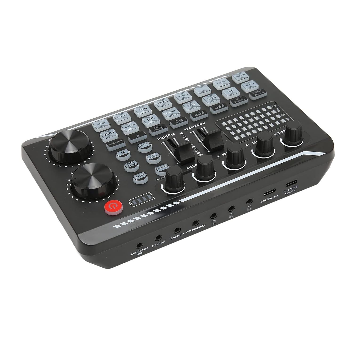 Sound Mixer, Intelligent Noise Reduction Live Broadcast Sound Card