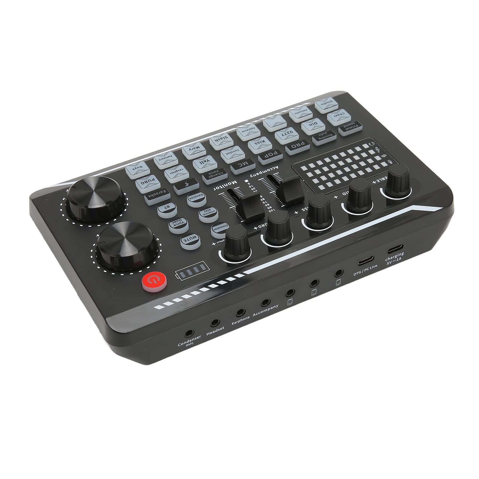 Amazon.com: F998 Live Sound Card, Podcast Audio Interface with DJ