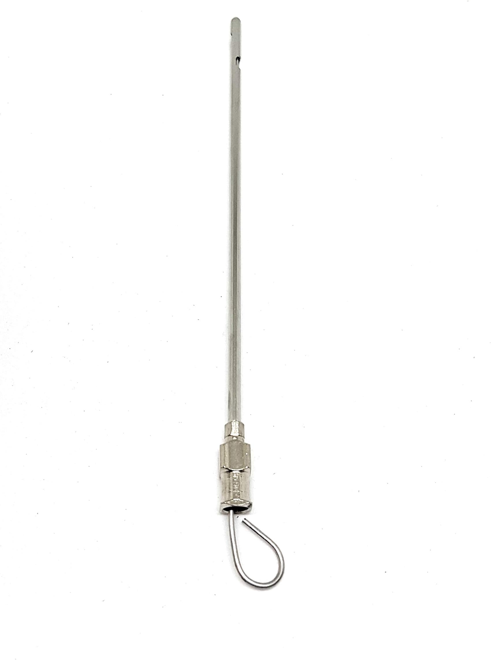 Teat Siphon | with Luer Lock Hub & Mandrill | Pack of 10 | Stainless Steel | High Strength | for Veterinary Use