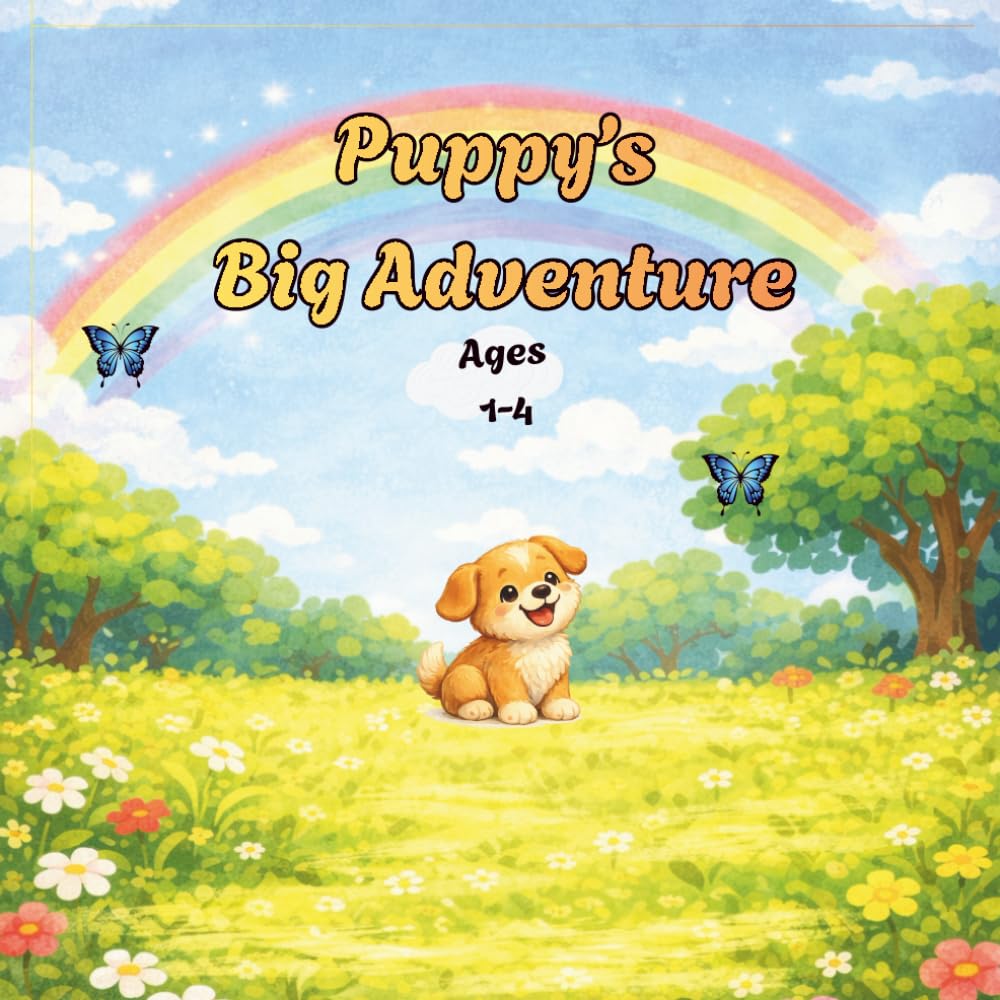 Puppy’s Big Adventure: A Sweet and Simple Picture Book for Toddlers Ages 1–4