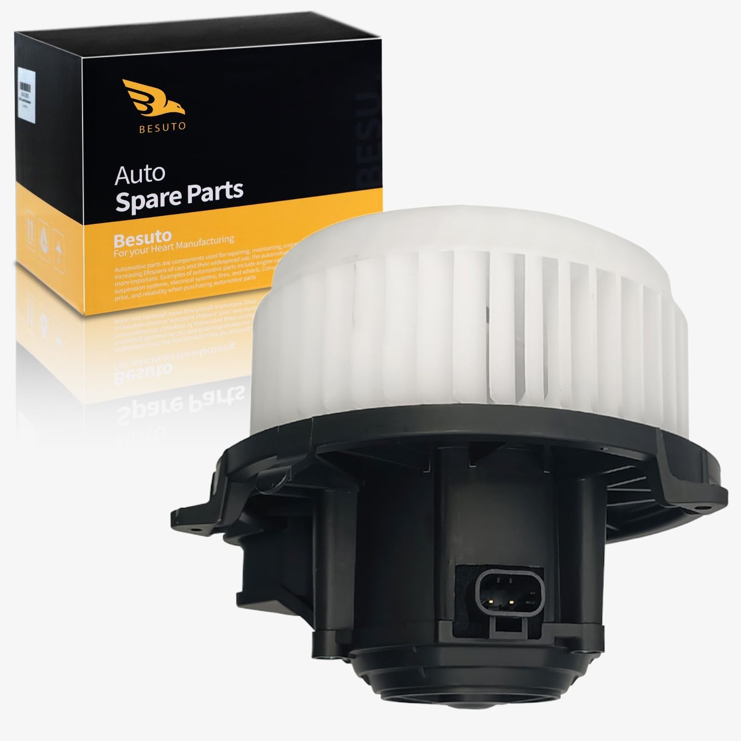 PM9381 700270 13369460 75874 15-81732 Besuto HVAC Heater Blower Motor Compatible with 16-10 FRD/LIN/MER Vehicles, Fusion 2010-2012, MKZ 2010-2013, Milan 2010-2011