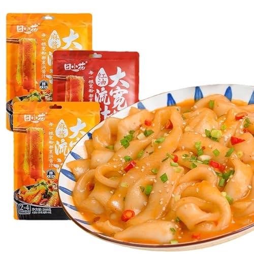 流汁?粉 速食麻??油米粉(271g/袋)速食代餐方便米? 土豆粉 面食夜宵小吃 休?零食小吃 中国食品 流汁寛粉 即席みそ赤油米粉 即席代食便利米線 レジャー間食軽食 中国食品 (ミックス味,10袋)
