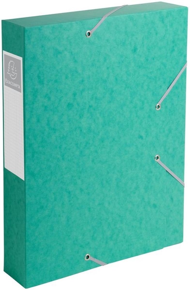 Exacompta 10 x Sammelbox Nature Future A4 60mm Manila-Karton grün