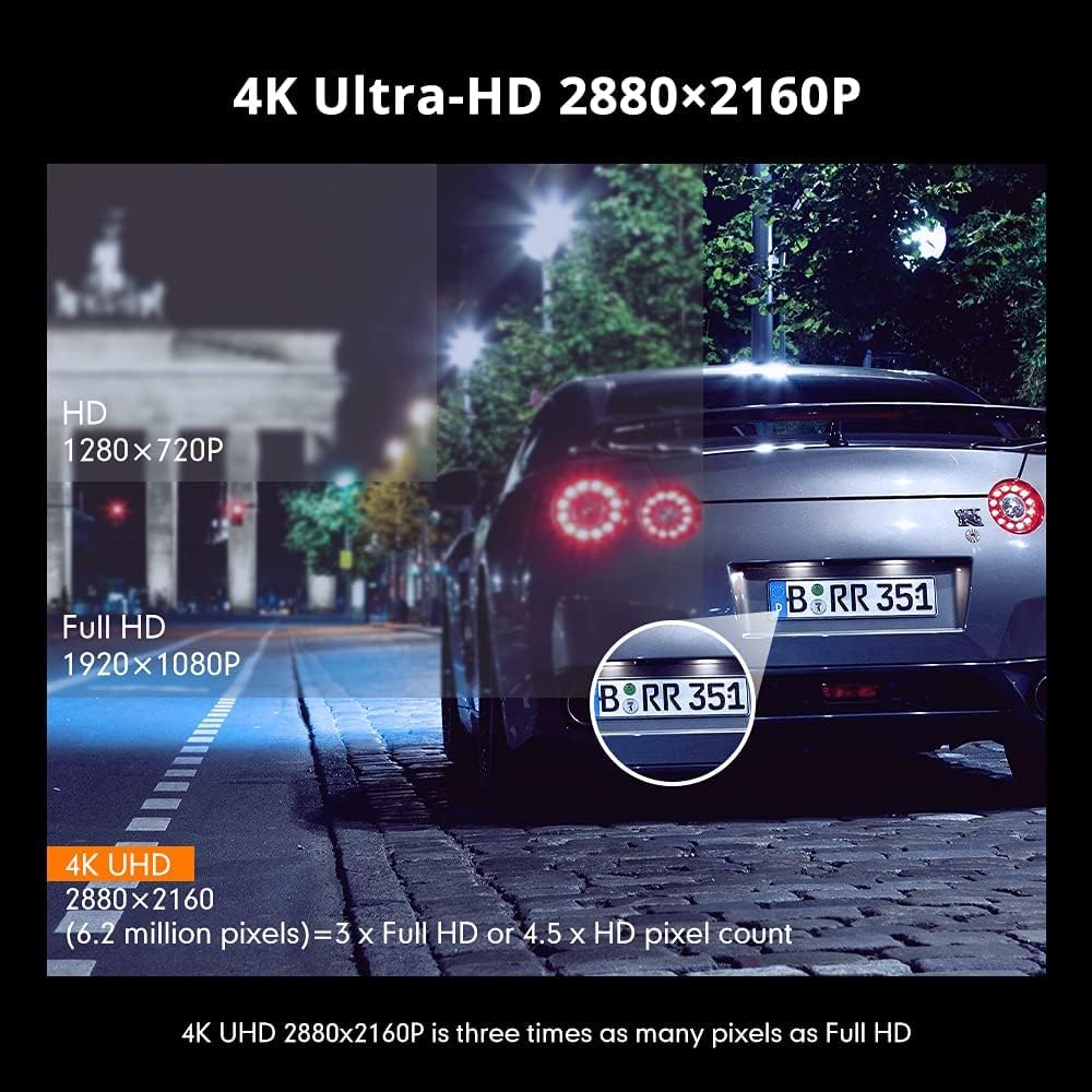 Cámara De Coche 4K AZDOME GS63H - WiFi Y GPS - Ángulo 170° - Visión Nocturna - Modo Estacionamiento Cámara De Coche 4K AZDOME GS63H - WiFi Y GPS - Ángulo 170° - Visión Nocturna - Modo Estacionamiento