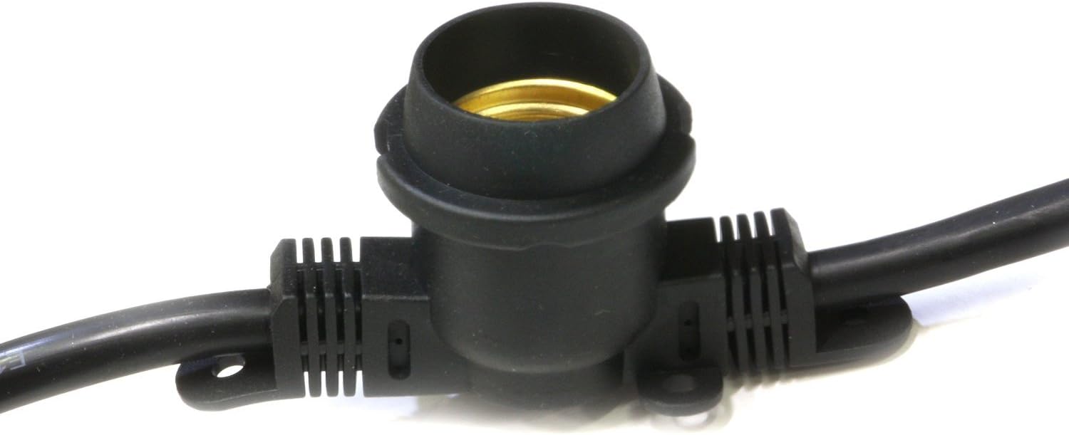 American Lighting ETLSM2448BK ETL Listed Pavilion Medium Base