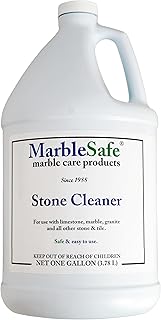 MarbleSafe® Natural Stone Cleaner - 1 Gallon Concentrate for Spray Bottles and Mop Buckets