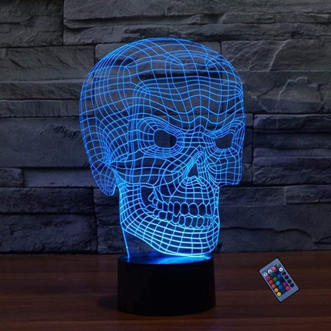 YTDZLTD 3D Islamische Nachtlicht - 16 Farben LED Lampe Mit Fernbedienung USB