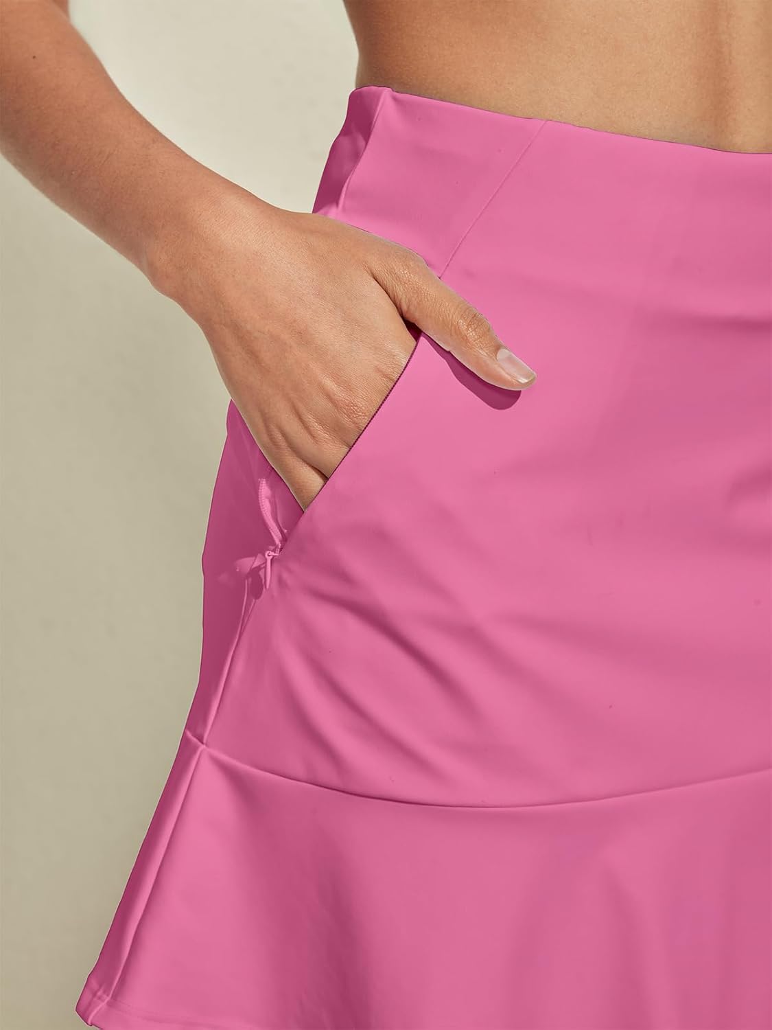 ACEGOLFS Tennis Skirt for Women 17"/19" High Waisted Womens Golf Skirts with Shorts Pockets Ruffle Pleated Athletic Skorts - Image 6