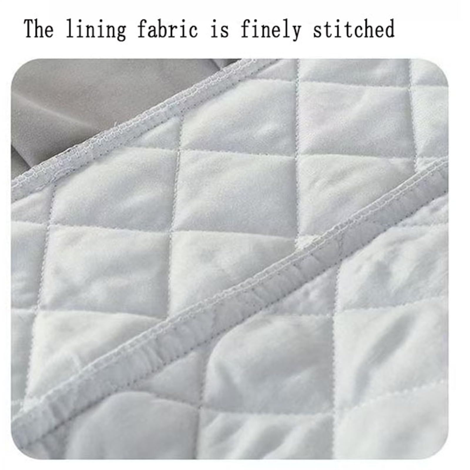 Massage Table Skirt with Hole, Quilted Fitted Cover, 75 x 31.5 Inch