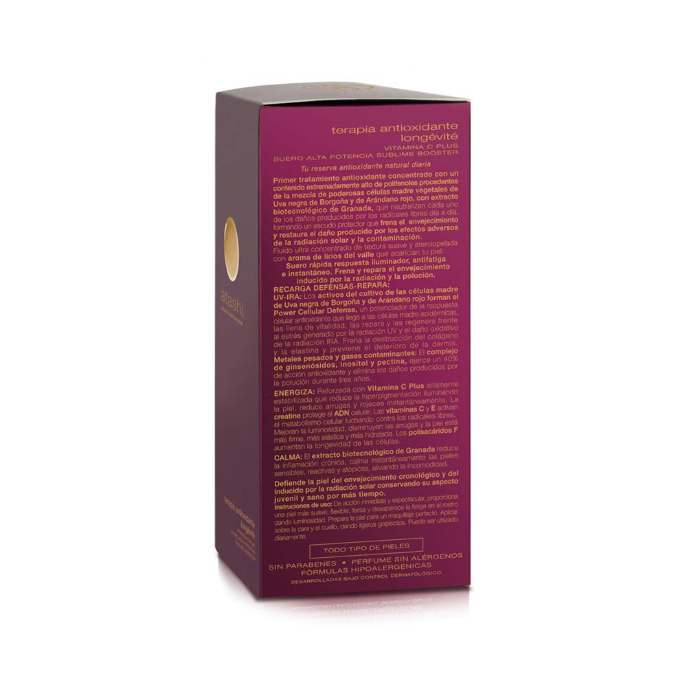 Atashi Sublime Booster Sérum Antioxidante Alta Eficacia Vitamina C