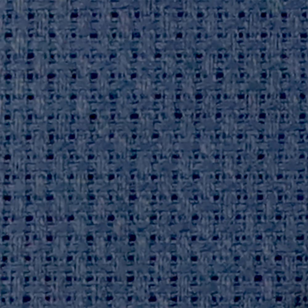 KCS 16 Count Cotton Cross Stitch Aida Cloth Fabric (Navy Blue, 19" x 28",48cmx71cm)