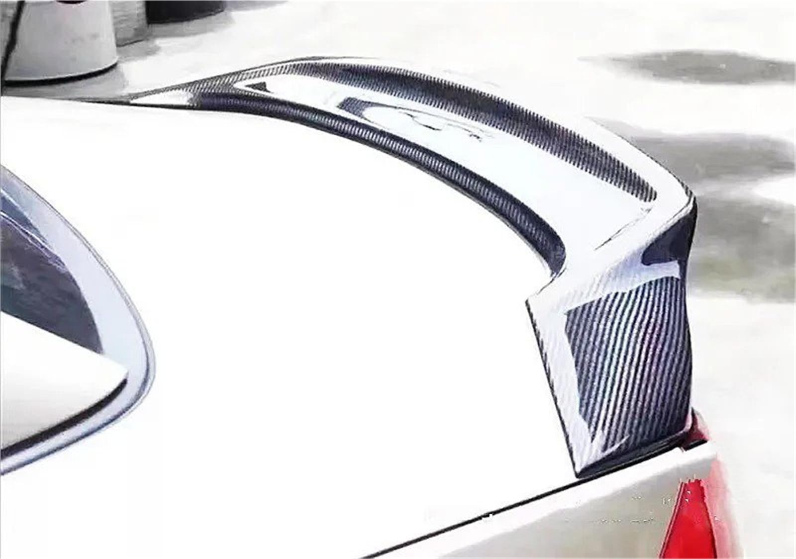 Dla B&MW Z4 E89 2009-2016 Skrzydło Na Klapie Lotka Tylny Spoiler Bagażnika Ozdobny Dodatek Do Samochodu Spojler Tylny Trunk Wing(Real Carbon Fibe)