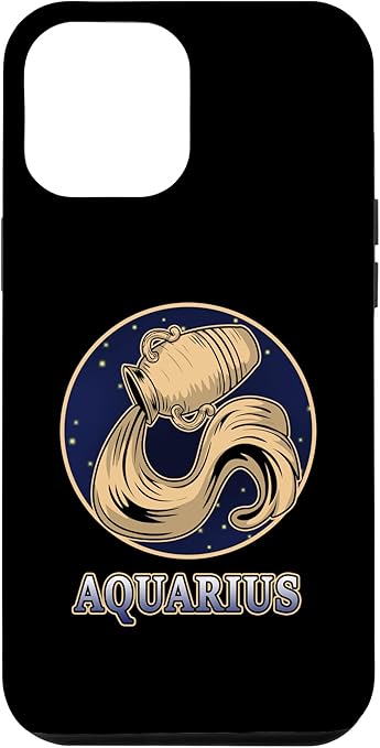 iPhone 15 Pro Max Horoscope Ascendant Aquarius Zodiac Sign Aquarius Case