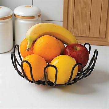 Damla Model Siyah Meyve Sepeti    k ve  levsel Tasar m 25CM