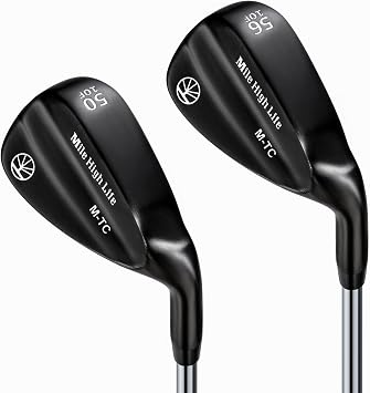 Mile High Life Golf Wedges | Entry Level Golf Sand Wedge Sets | Beginners Golf Gap Wedge Sets | Lob Wedge Golf Clubs for Men & Women | 50/52/54/56/58/60 Right Handed