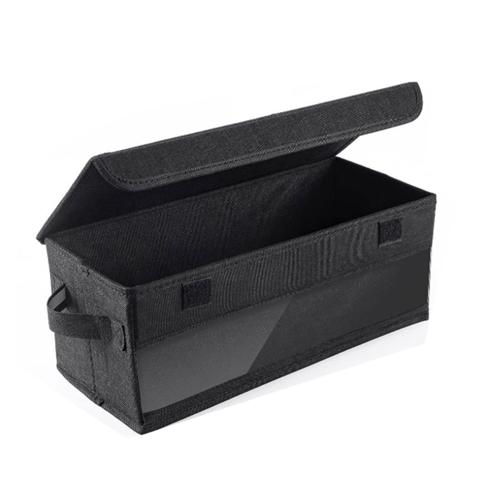 UDSKNV[KSL Stackable CD Organizer Box with Clear Window, Closure Lid and Handles- CD Storage Case Holder