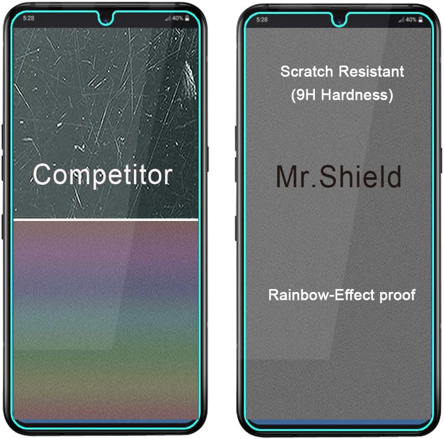 Mr.Shield [3-Pack] Designed For LG V60 ThinQ/LG V60 ThinQ 5G / LG V60 ThinQ 5G UW [Tempered Glass] [Japan Glass with 9H Hardness] Screen Protector with Lifetime Replacement