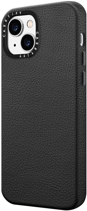 CASETiFY Pebbled Case for iPhone 15 Plus [Textured / 4.9ft Drop Protection/Compatible with Magsafe] - Jet Black