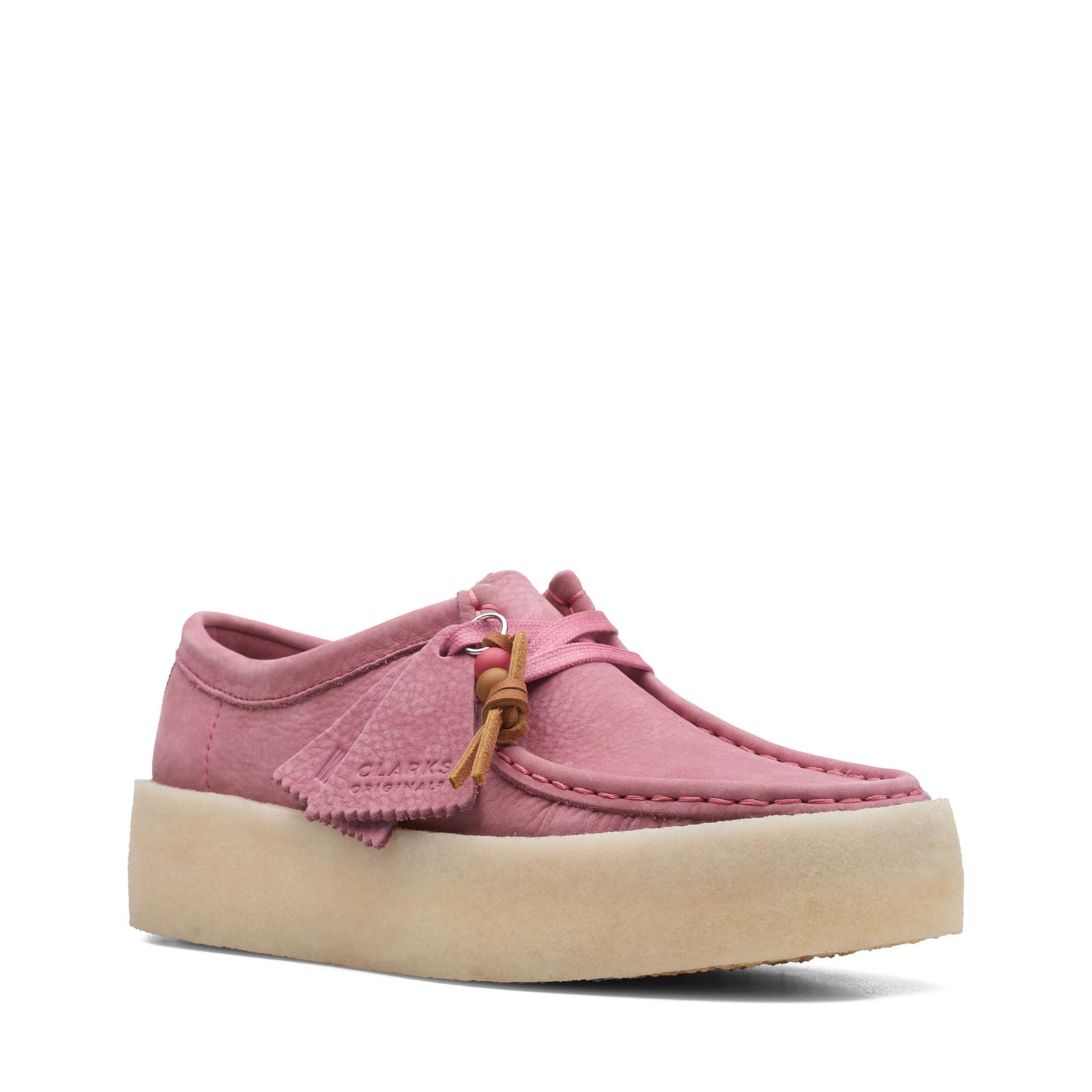 Clarks Womens Wallabee Cup Pink Nubuck 26168664 : Amazon.ca