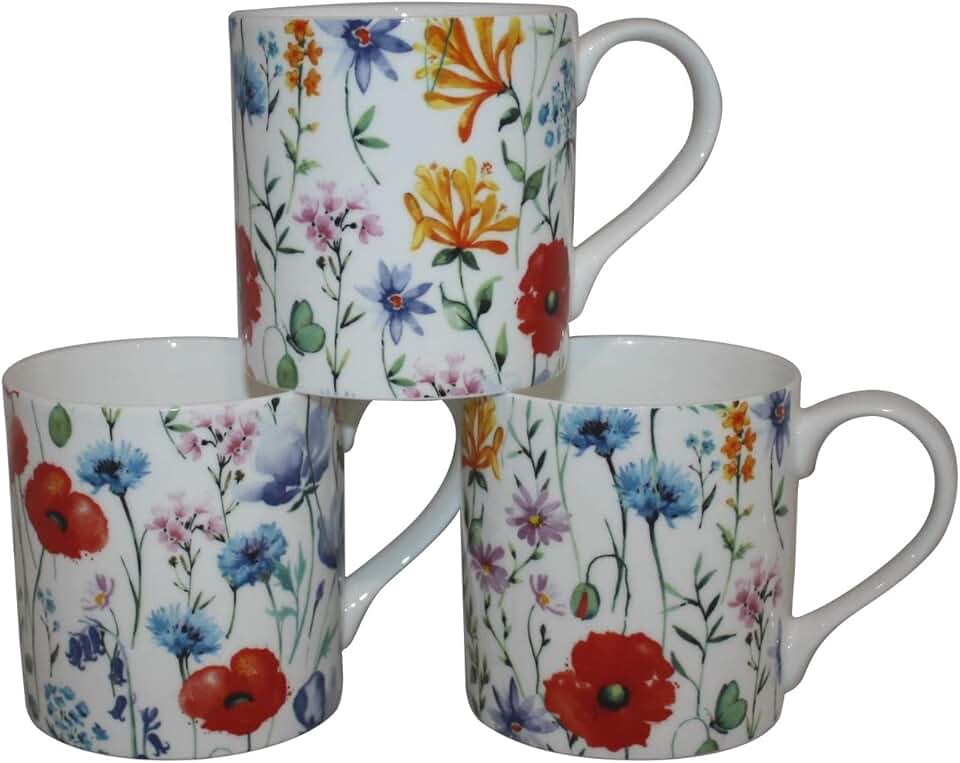 Amazon.co.uk rose of england bone china mugs