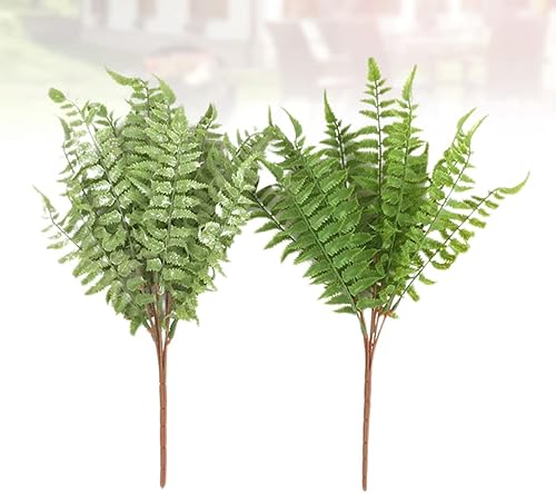 Miniatura 7 de ABOOFAN 6 Pcs Artificial Plants Outdoor Adornos Navideños para Exterior Faux Greenery Jungle Decorations Artificial Porch Plant Fish Tank
