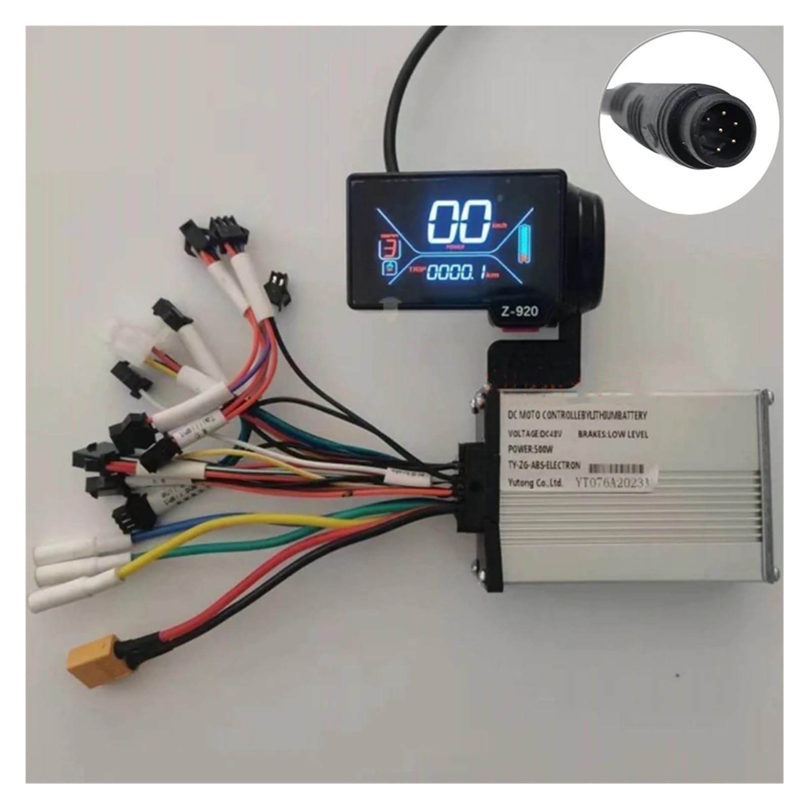 けー Z-920 6 Pin LCD Display with Accelerator Handle – 48V 500W