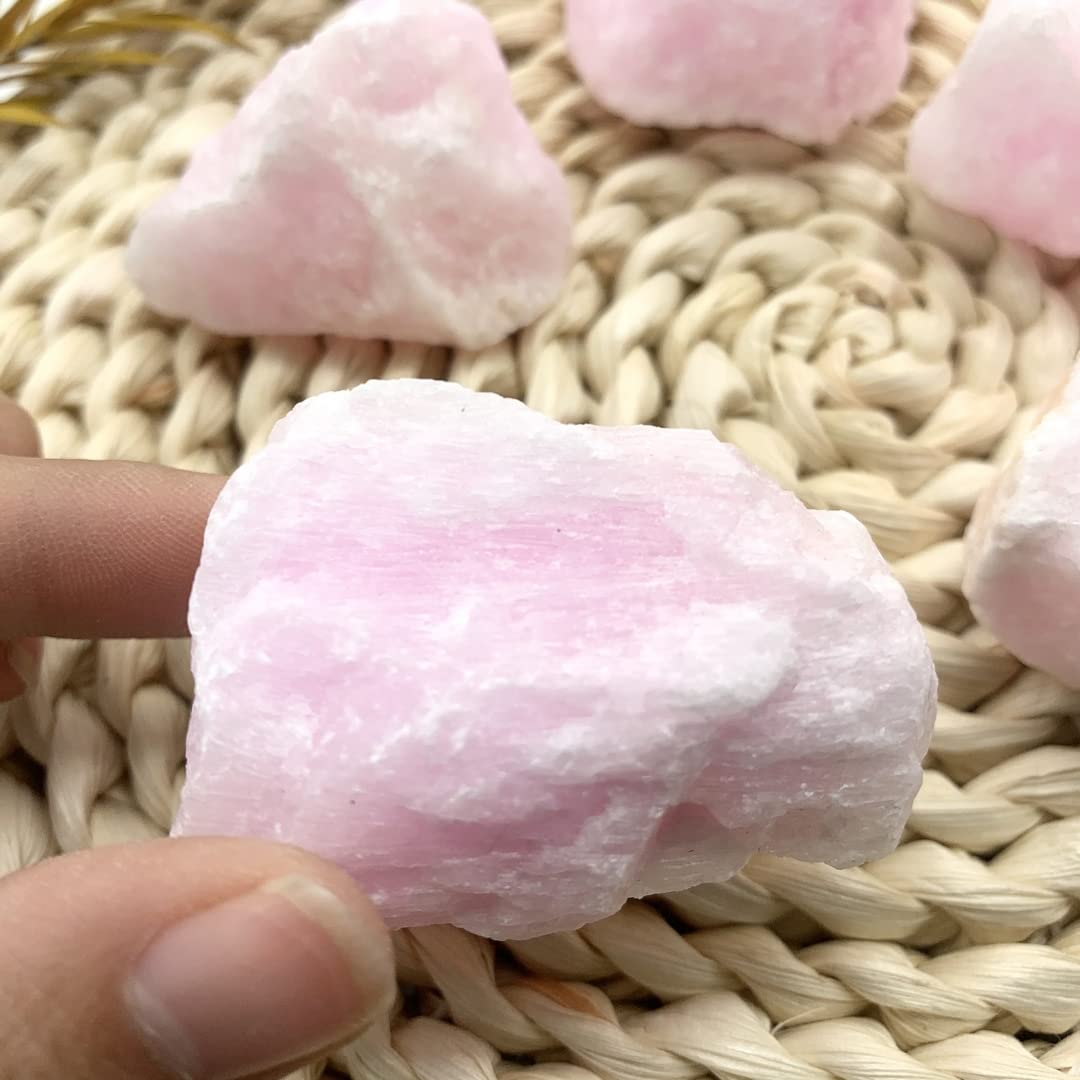 CZAOINCU Home Collections Home Decor, 1pc Natural Blue Aragonite Crystal Raw Stones Display Stones Gifts Decor Minerals Gifts,Natural Crystal (Color : Pink Aragonite)