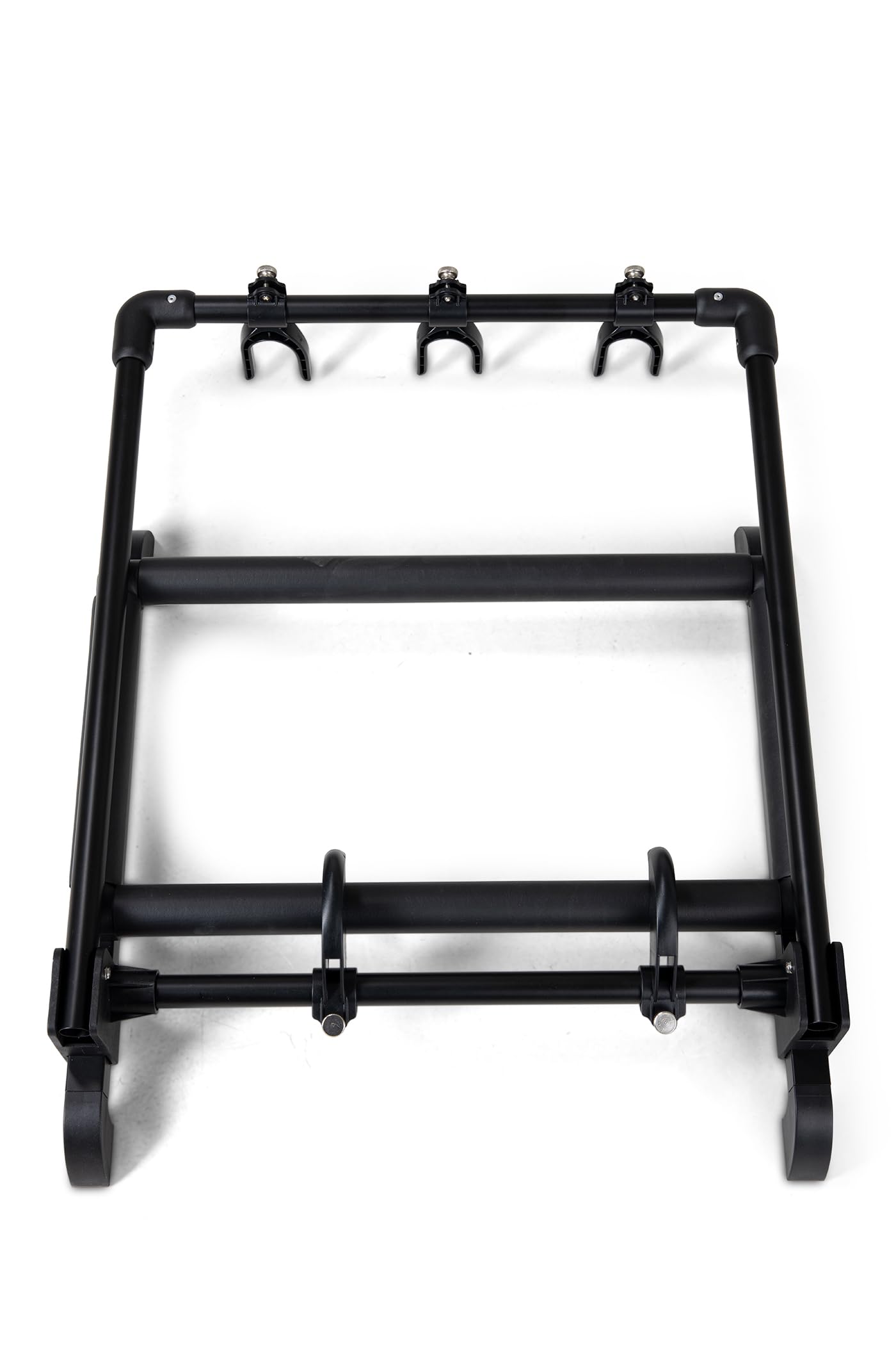 Gewa Supporto per Chitarra Multiständer - per 3 strumenti - regolabile - anche per chitarre Roundback, nero, GS-103B