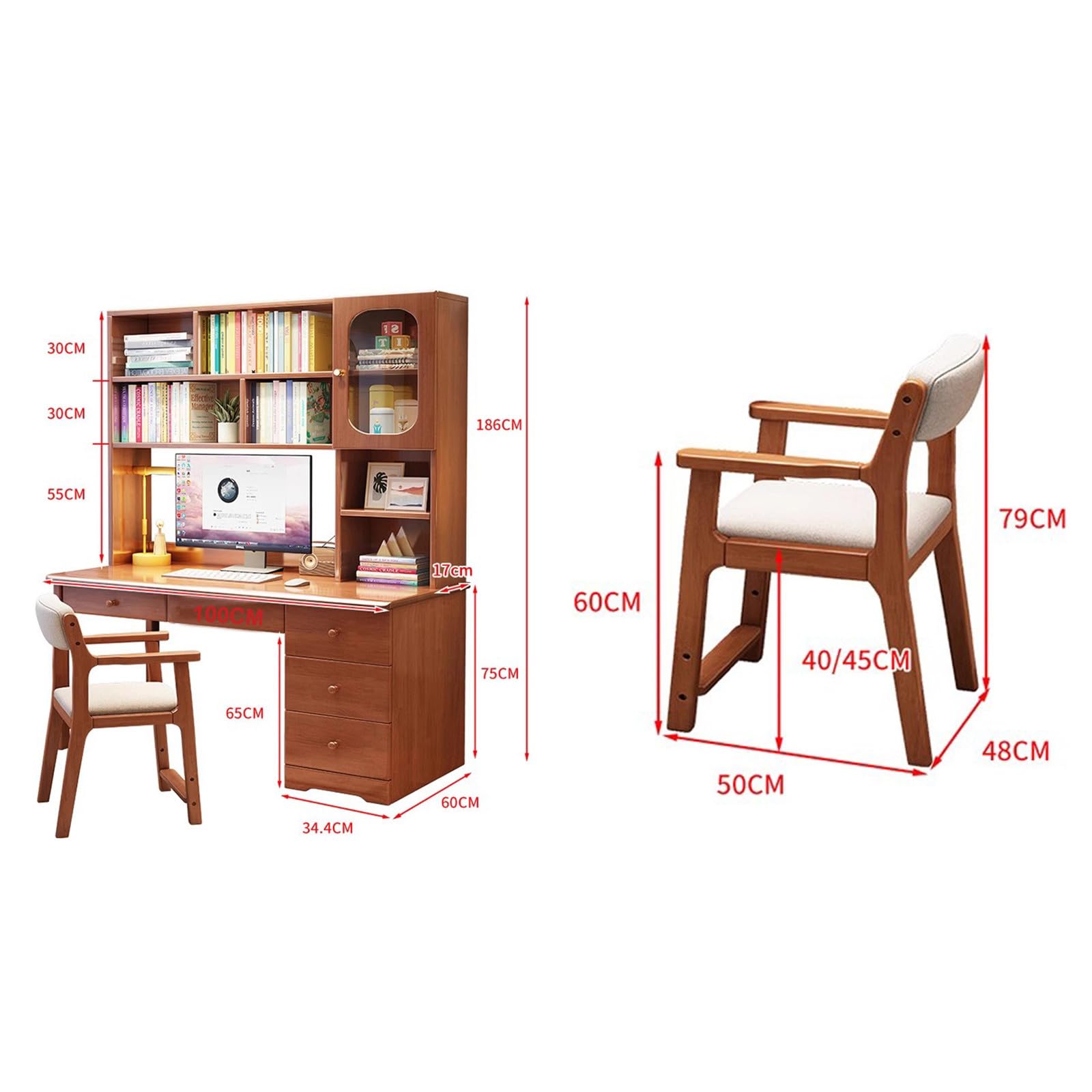 はな(机) Amazon | 机、収納コンパートメント付きのモダンなホームオフィス