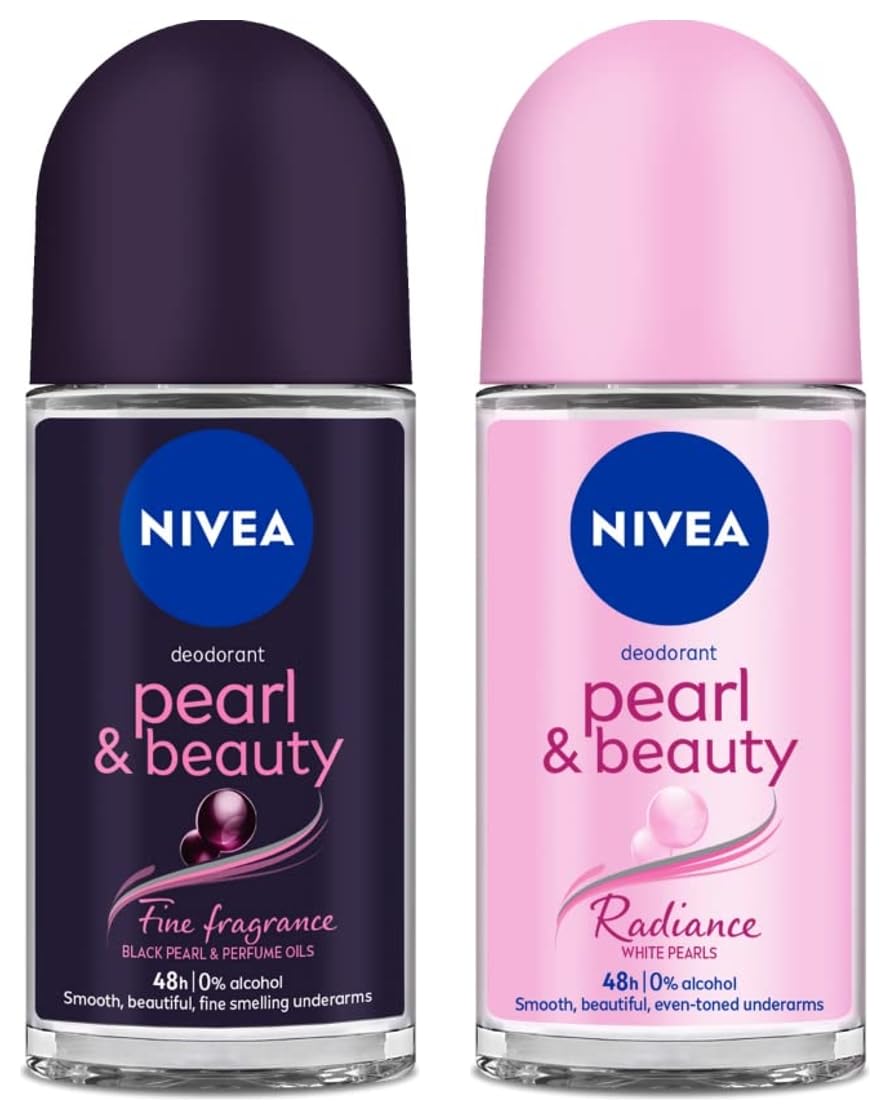 Nivea Women Deodorant Roll On, Pearl & Beauty Fine Fragrance 50ml & Nivea Women Deodorant Roll On, Pearl & Beauty Radiance For Eventoned Smooth & Beautiful Underarms, 50ml-picture-32