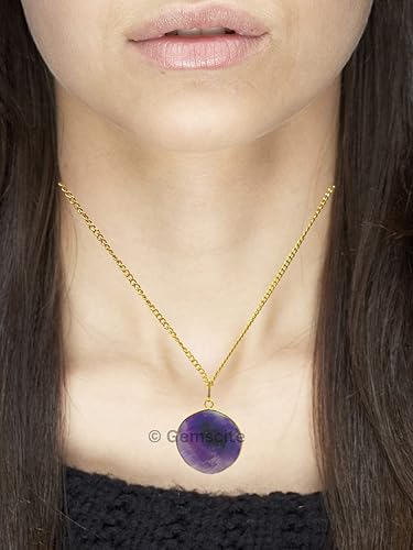 Miniatura 19 de GEMSCITE Colgante de estrella de David de cuarzo de cristal con cadena de 24 pulgadas y cordón de algodón/cuero + bolsa, Piedra, Ágata Cuarzo