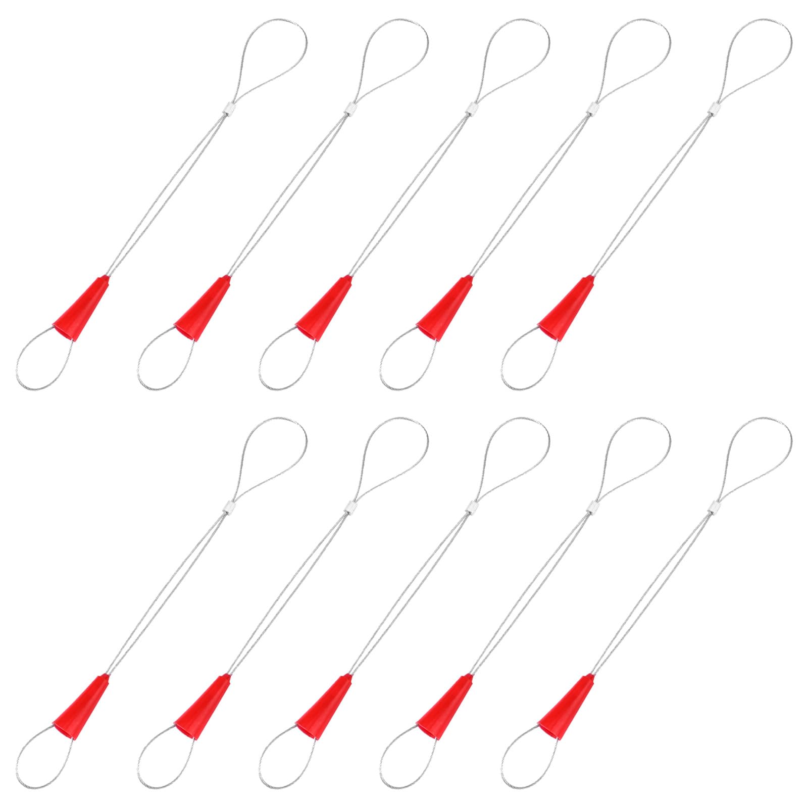 Levemolo Fish Tape Wire Puller 10 Pcs Set with Electrical Rods Featuring Cable Tensioner Function Suitable for Cable Installation and Wire Harnessing