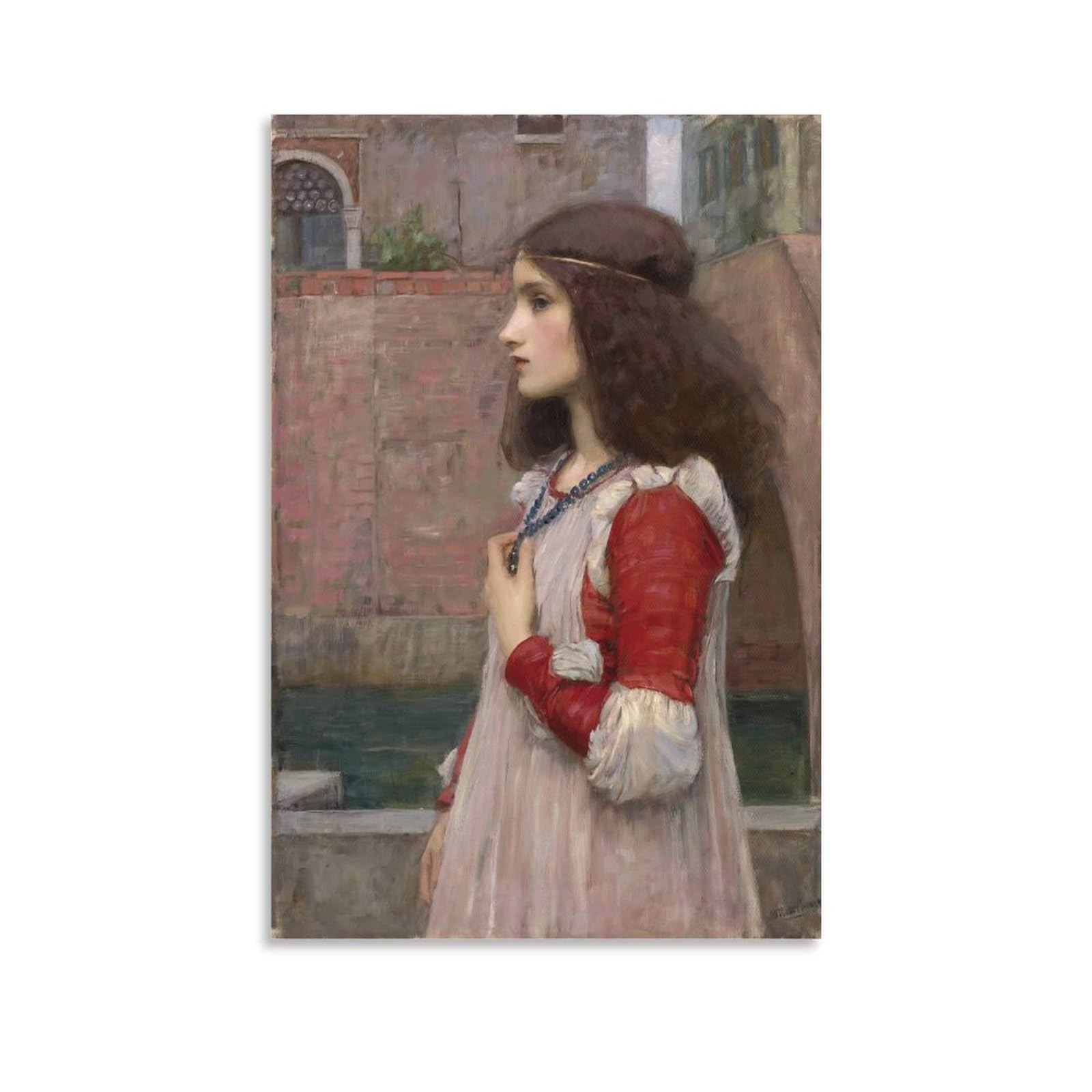LZTEN Juliet by John William Posters Waterhouse Prints Posters Canvas Wall Art Oil Paintings Deco Unframed 12x18inch