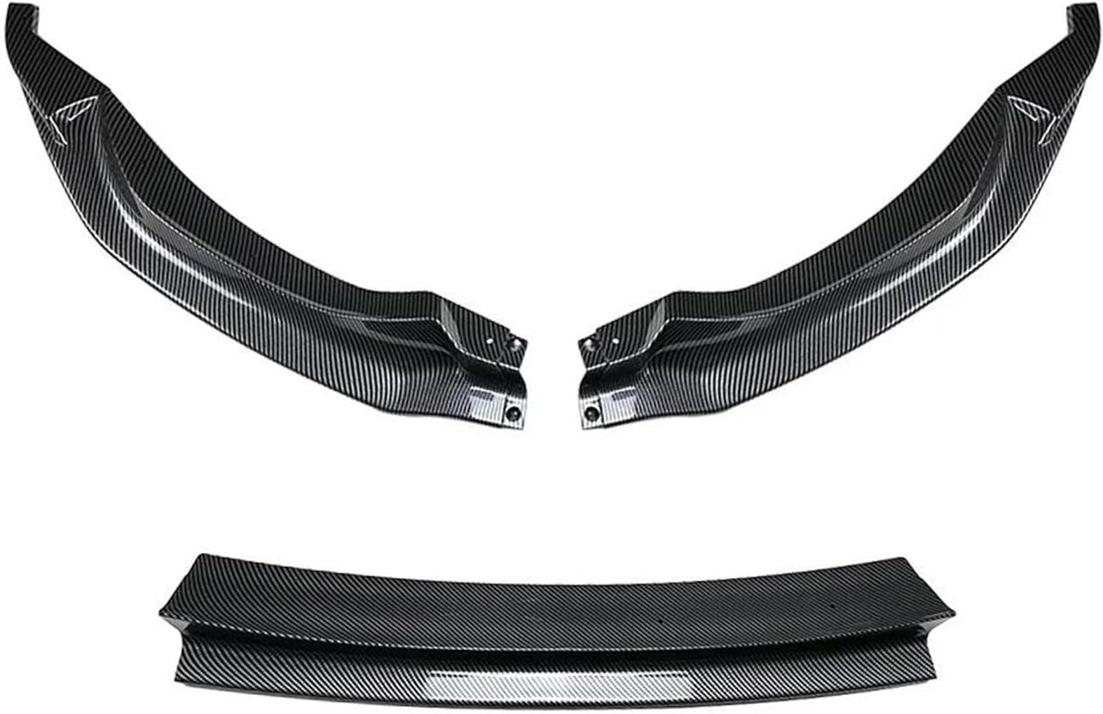 Body Splitter Kit 3pcs Car Front Bumper Lip Splitter Diffuser Body Kits Spoiler For BMW F80 For M3 For M4 F82 F83 2015-2020(Carbon Look)