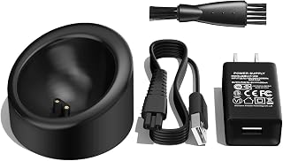 Replacement for MANSCAPED Charging Dock Compatible with MANSCAPED Lawn Mower 3.0/2.0 Electric Groin Hair Trimmer The Weed Whacker Nose and Ear Hair Trimmer Adapter Power Cord